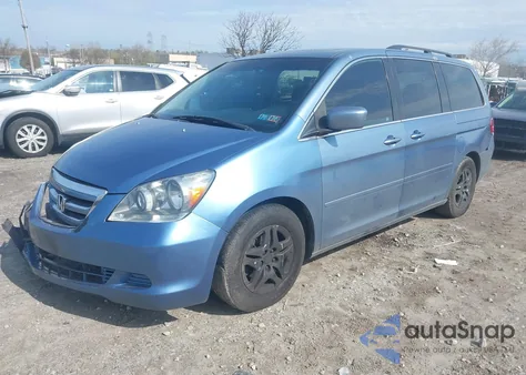 2006 Honda Odyssey Ex-L z USA, uszkodzony, nr VIN 5FNRL38746B101215